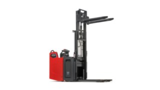 Linde Material Handlingin D10 FP:n kallistuksen kompensointi Epätasaisuuksia kompensoidaan tehokkaasti Linde Material Handling -trukin vakauden varmistamiseksi.