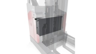 Linde MH:n työntömastotrukki litiumioniakulla