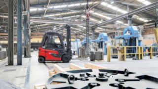 Linde Material Handlingin E30-sähkötrukki