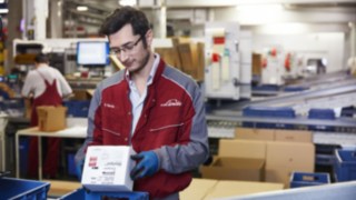 Linde spare parts ready for shipment