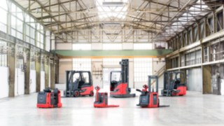 Product range of Linde forklift and warehouse trucks equipped with Linde Li-ION batteries