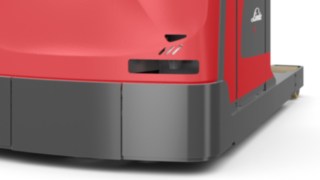 Linde MH:n estevaroitusjärjestelmän takalaserskanneri.